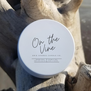 On the Vine – Vineyard Air Coconut Soy Candle 8 oz | Erie Shores Candle Co.