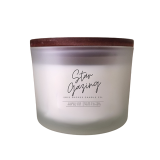 Star Gazing Soy Wax Wooden Wick 15oz Candle
