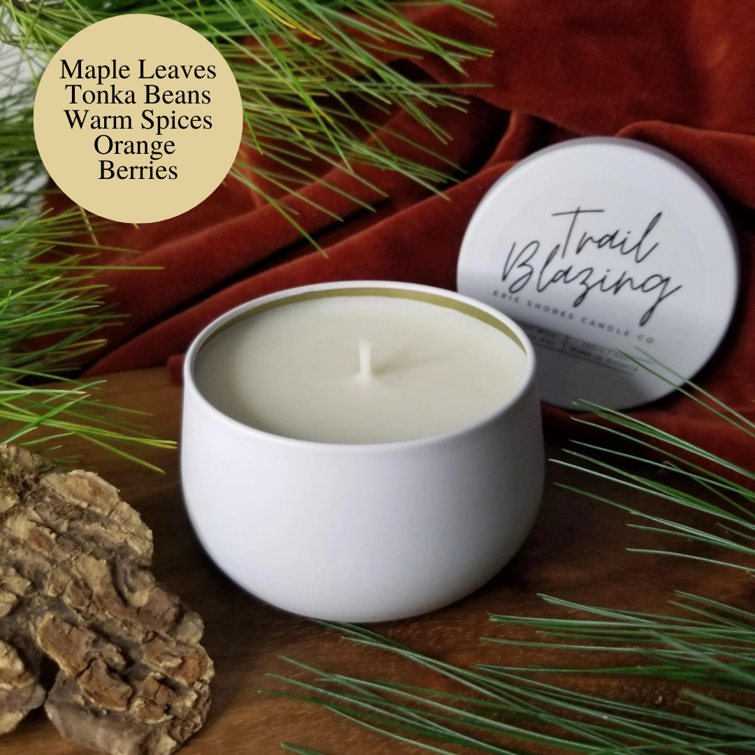 Trail Blazing Soy Wax Wooden Wick 6 oz Candle