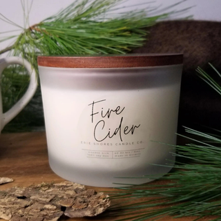 Fire Cider Soy Wax Wooden Wick 15oz Candle