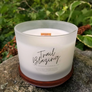 Trail Blazing Soy Wax Wooden Wick 15oz Candle