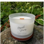 Harvest Shores Soy Wax Wooden Wick 15oz Candle