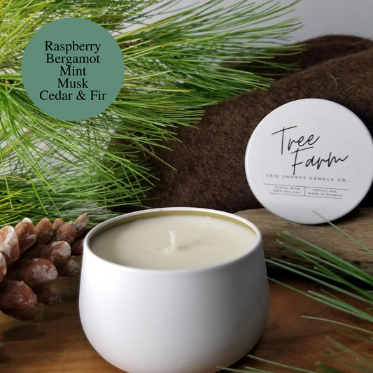 Tree Farm Soy Wax Wooden Wick 6 oz Candle
