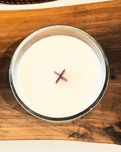 Harvest Shores Soy Wax Wooden Wick 15oz Candle